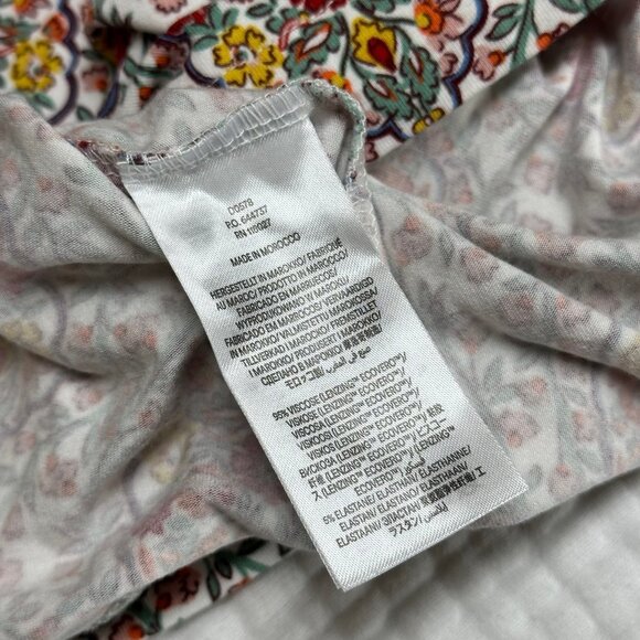 Boden Womens Smocked Waist Jersey Maxi Dress Size US 6P Vacation Floral Boho - Picture 10 of 12